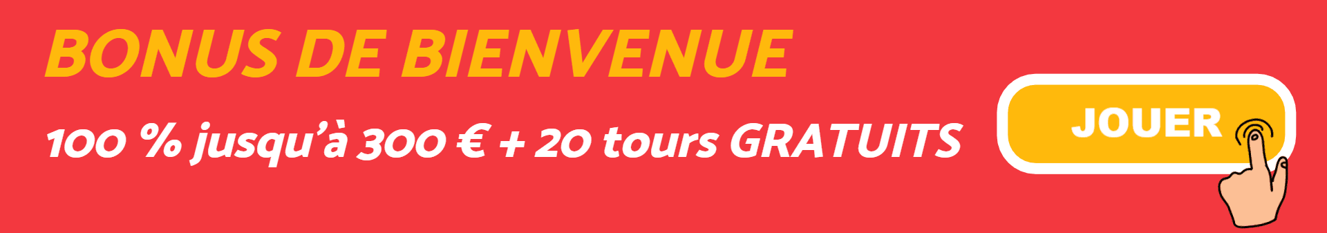 Bonus de bienvenue Unique Casino