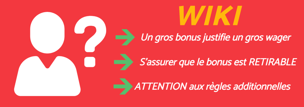 Comment tirer avantage du Wager