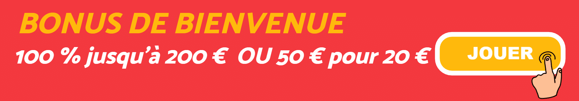 Bonus de bienvenue Lucky8