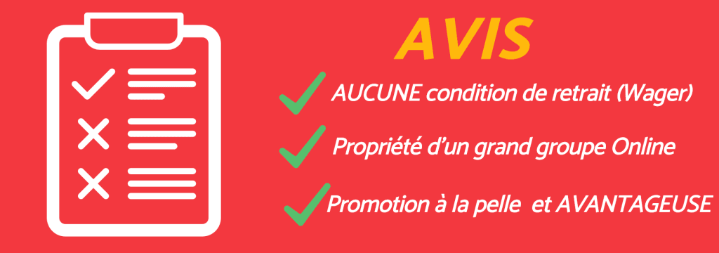 Bonus de bienvenue Prince Ali Casino