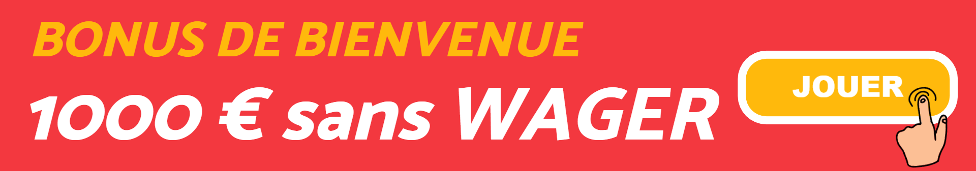 Bonus de bienvenue Happy Hugo