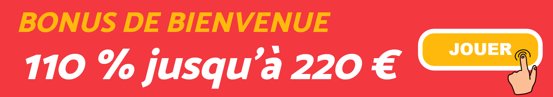 Bonus de bienvenue Jack21